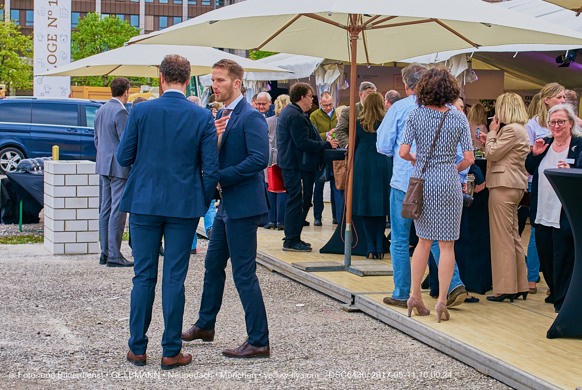 11. Mai 2017 - Grundsteinlegung für die LOGE und dem Kulturquadrat in Neuperlach